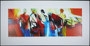 Peter Meijer - Zeefdruk, Voorbij passage (Groot) kopen? Bied vanaf 1!