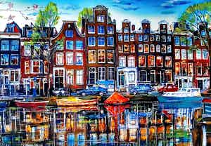 Elena Polyakova - Amsterdamse gracht verkocht voor € 125!