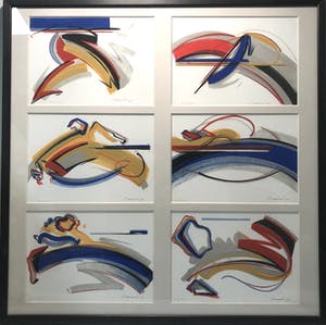 Peter van Drumpt - Abstracte composities kopen? Bied vanaf 80!