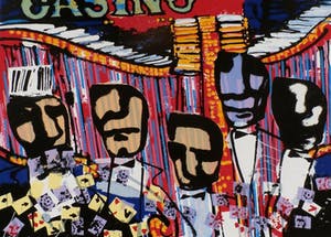 Herman Brood - zeefdruk: Casino kopen? Bied vanaf 399!