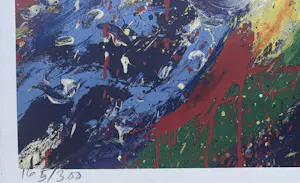 Jan Cremer - handgesigneerde kleurenzeefdruk | 'Papegaai' | 1990 kopen? Bied vanaf 150!