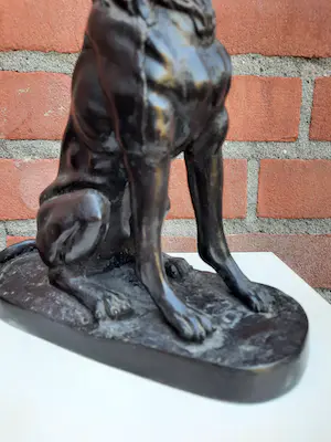 Niet of onleesbaar gesigneerd - Hond in brons kopen? Bied vanaf 1!