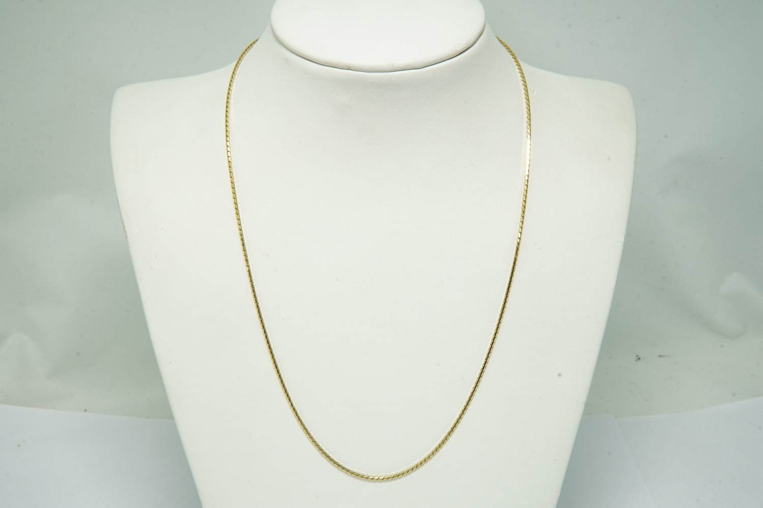 75 - Fijn en zo goed als nieuw 14 karaats geel-gouden fantasie collier kopen? Bied vanaf 140!