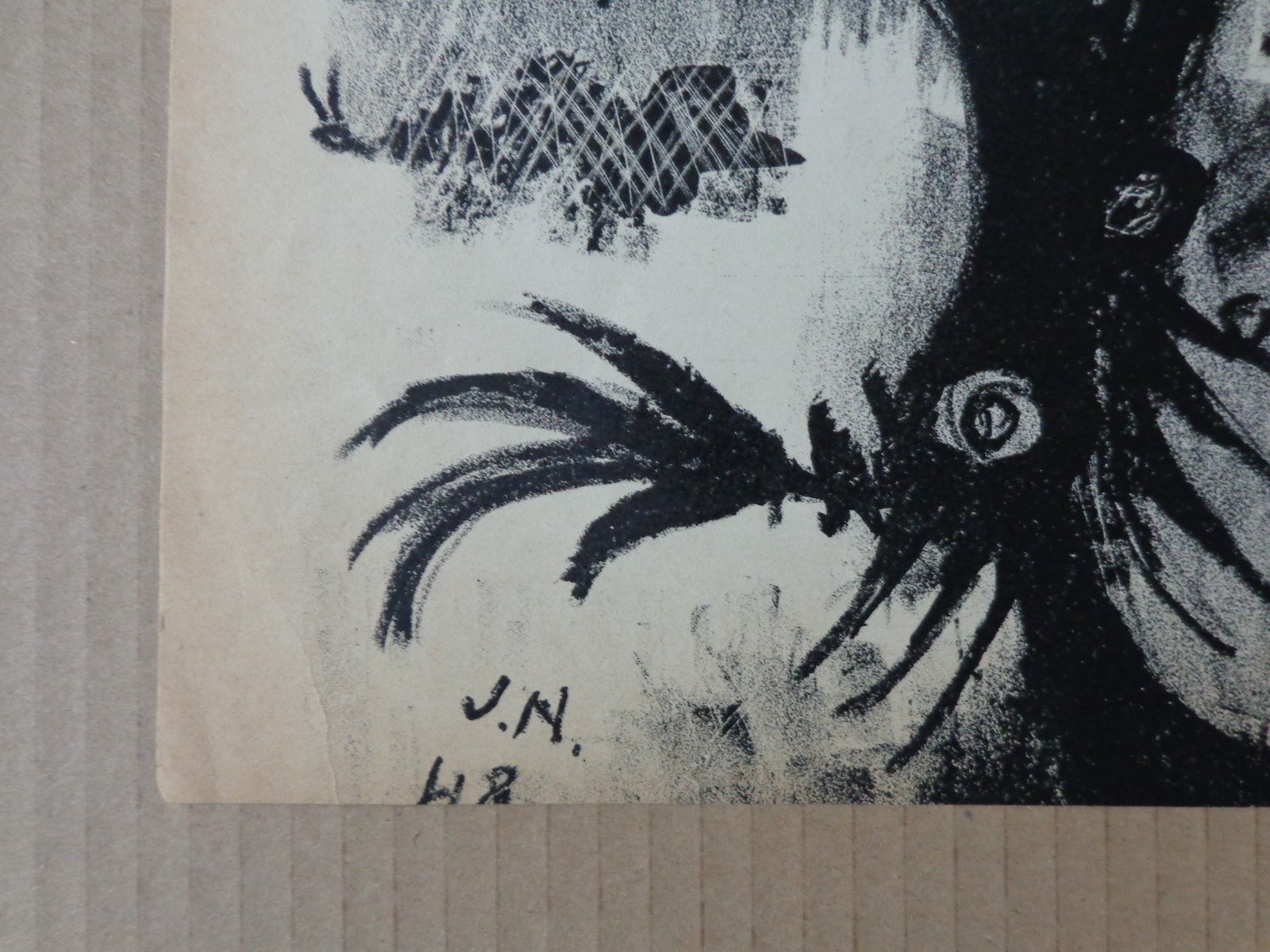 Jan Nieuwenhuijs - COBRA / ZW-W LITHO / 30x23cm / 1948 kopen? Bied vanaf 65!