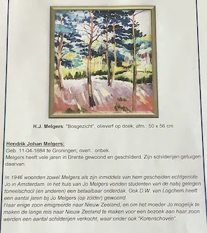Henk Melgers - Bosgezicht kopen? Bied vanaf 650!