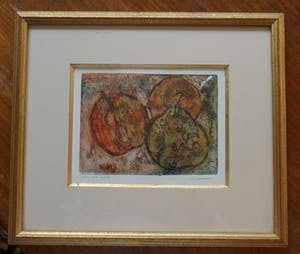Arty Grimm - stilleven met appels en peer kopen? Bied vanaf 35!