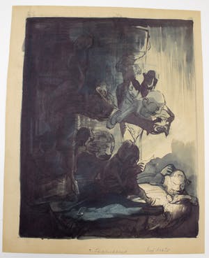 Johannes Josephus Aarts - studie/tekening fantasiewezens kopen? Bied vanaf 100!