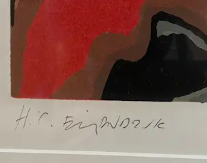 Fon Klement - Les Coquelicots - boardsnede 1992 - HC eigen druk kopen? Bied vanaf 150!