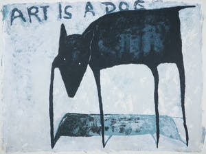 Peter Bastiaanssen - Zeefdruk, Art is a dog kopen? Bied vanaf 1!