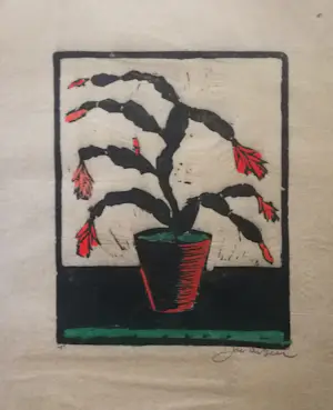 Jac. de Beer - Bloeiende cactus. kopen? Bied vanaf 79!