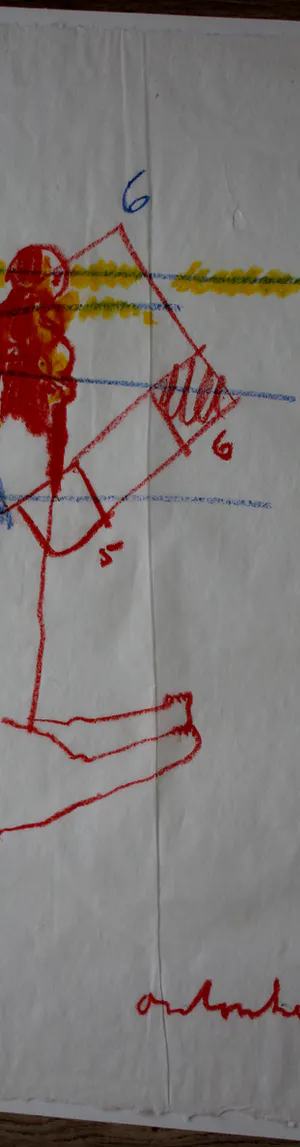 Anton Heyboer - Krijttekening: het ontstaan van... - 1980 kopen? Bied vanaf 1!