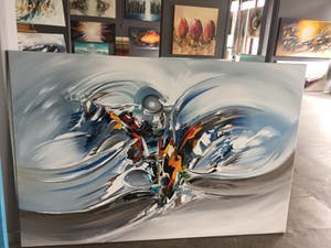 Gena Genadyj - Abstract Blue Light kopen? Bied vanaf 1!