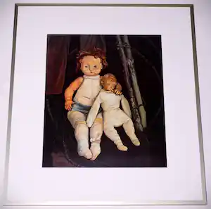 Jopie Huisman - Vriendschap - fraaie kunstdruk - zuurvrij ingelijst - incl. 2 boeken! vendu pour 80€ !