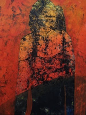 Sjer Jacobs - KunstAcademie Maastricht - Manshoog Olieverf "Veelzijdige vrouw" gesigneerd kopen? Bied vanaf 369!