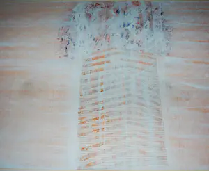 Wil Klaassen - Zonder titel II - (vaas met bloemen) - ingelijste grote gouache kopen? Bied vanaf 120!