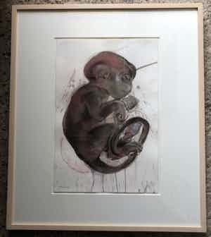 Marion Crezee - Prachtige gesigneerde aquarel van gallery Maria Chailloux verkocht voor € 50!