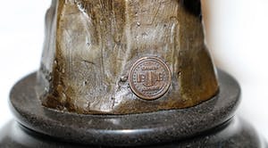 Johan Coenrad Ulrich Legner - Havik art deco bronzen beeld kopen? Bied vanaf 125!