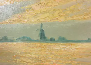 S. Schreuder-Blom - Olieverf op doek, Ganzen op plas - Ingelijst kopen? Bied vanaf 1!