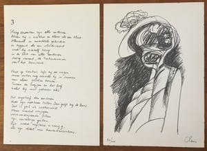 Hugo Claus - Mooie litho - gesigneerd - 1978 - 80/100 kopen? Bied vanaf 75!