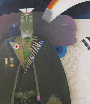 Frank Slabbinck - Acryl op doek, Poetry Escape kopen? Bied vanaf 250!