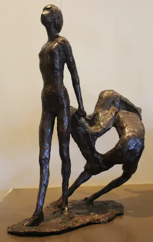 Karel Gomes - Bronzen beeld: 2 danseressen kopen? Bied vanaf 499!