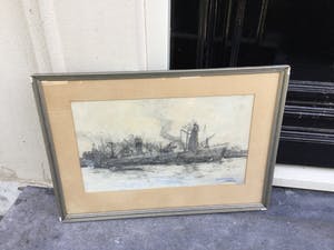 Willem Fekken - B8466, Stoomschepen in de haven aan het IJ te Amsterdam kopen? Bied vanaf 150!