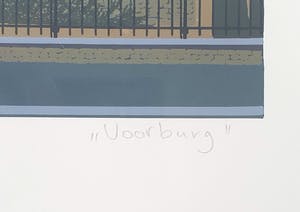 Sees Vlag - 'Voorburg' - Ingelijst kopen? Bied vanaf 120!