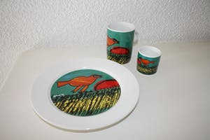 Niet of onleesbaar gesigneerd - Ontbijtset Corneille 2x kopen? Bied vanaf 10!