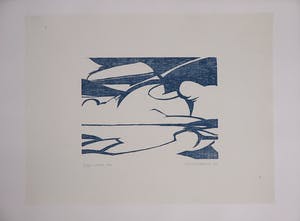 Paul Overhaus - Lot van 4 houtsnedes, Landschappen kopen? Bied vanaf 1!