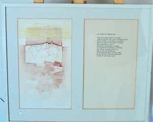 Jan Montyn - Jan Montyn en Cees Nooteboom aquatint ets( kleine oplage!!) verkocht voor € 99!