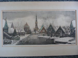 Antoon Hemert - Edam en Boerderij in winter kopen? Bied vanaf 62!