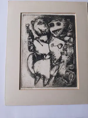 Hans van Draanen - Ets, zonder titel. kopen? Bied vanaf 25!