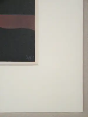Nicolas de Staël - Composition sur fond noir - 1958 - Lithografie gesigneerd en gedateerd kopen? Bied vanaf 250!