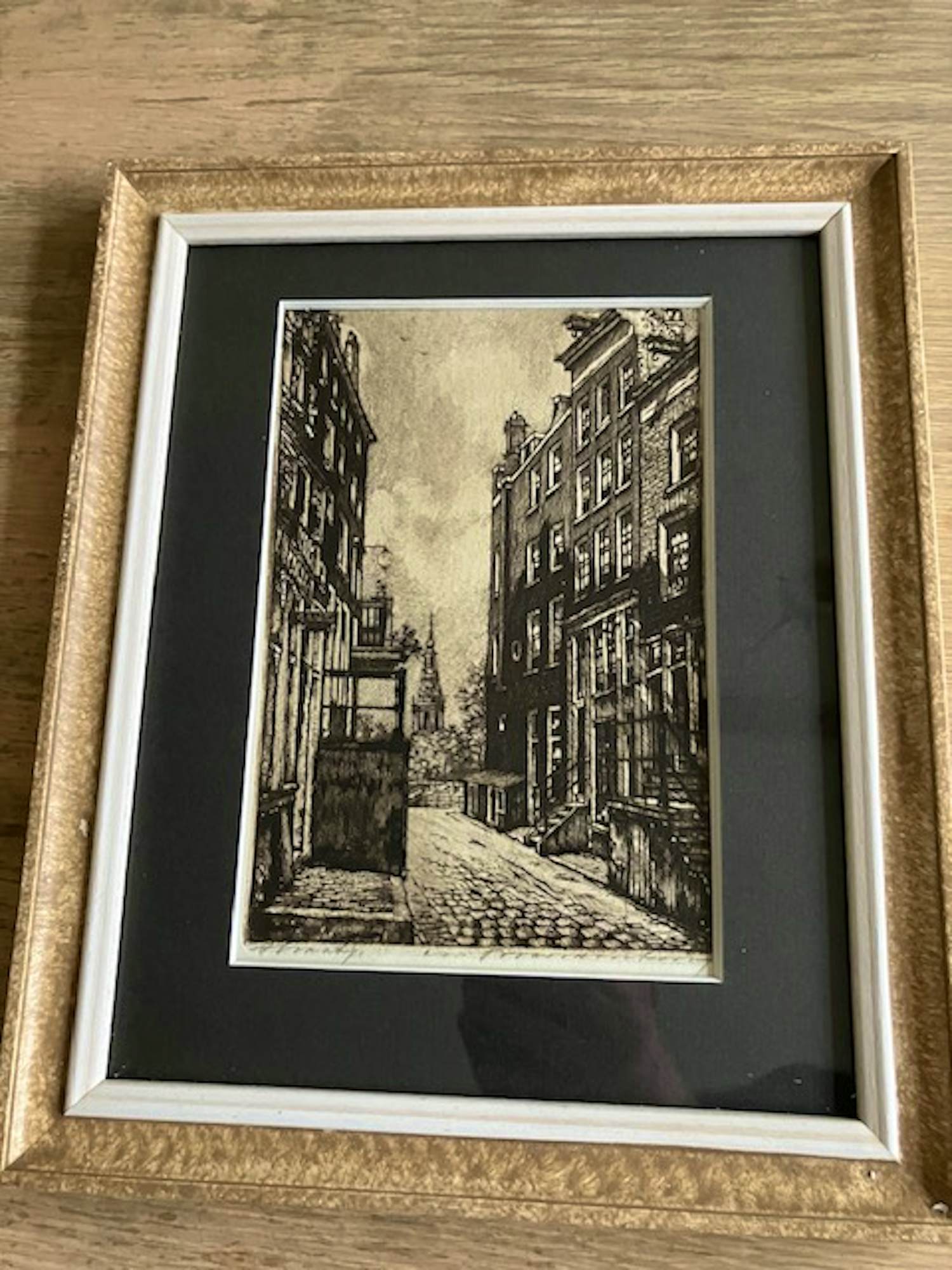 Cornelis Brandenburg - Amsterdams straatje / mooi ingelijst! kaufen? Bieten Sie von 70!