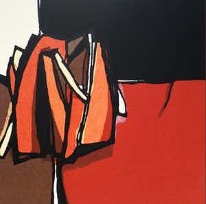 Fon Klement - Animation - hoogdruk, boardsnede - LAATSTE KEER HIER AANGEBODEN verkocht voor € 165!