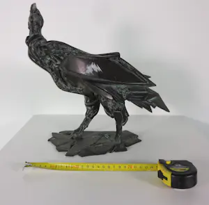 Hetty Heyster - Bronzen sculptuur, Gestileerde roofvogel kopen? Bied vanaf 1300!