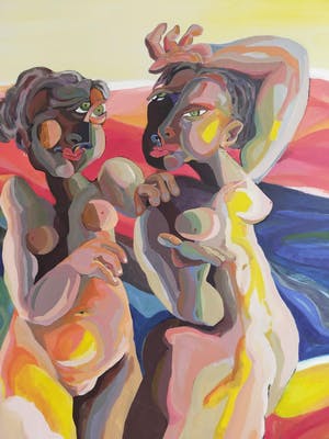 Niet of onleesbaar gesigneerd - Dos Hermanas ( Twee Gezusters) kopen? Bied vanaf 1!