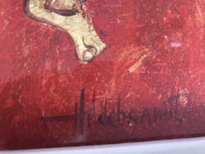 Bert Hildebrandt - schilderij met blad goud kopen? Bied vanaf 200!