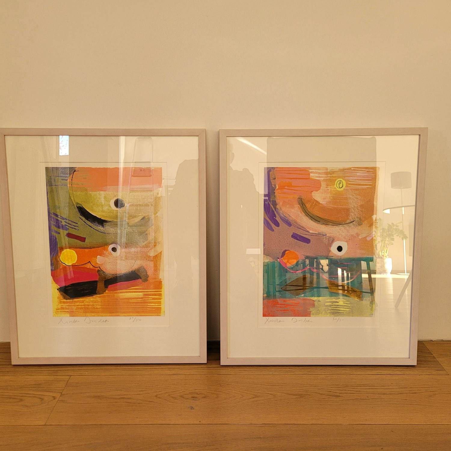 Xandra Donders - Romance (geel/oranje) exemplaar 30 van 50 verkocht voor € 80!