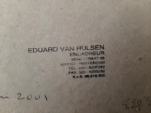 Niet of onleesbaar gesigneerd - Eduard van Hulsen - Ark de Triumph, Paris kopen? Bied vanaf 10!