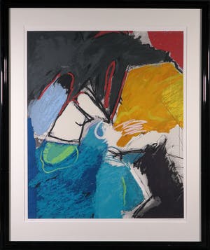 Henk van Vessem - Zeefdruk, Zonder titel - Ingelijst (Groot) kopen? Bied vanaf 35!