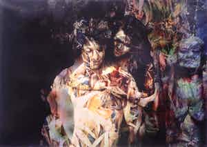 Franca Muller Jabusch - C-print, z.t. Omhelzing verkocht voor € 20!