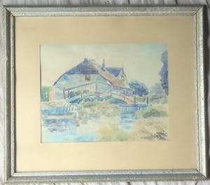 Han Krug - Aquarel "Moerweg" (Den Haag) 1925 kopen? Bied vanaf 50!
