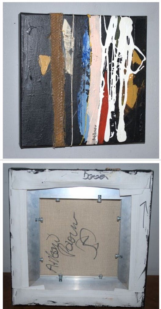 Antonio Poioumen - schilderij gemengde techniek verkocht voor € 60!