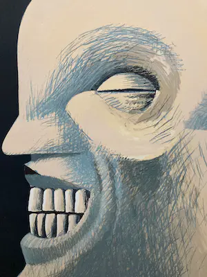 Horst Antes - Portrait Louis Armstrong - Große signierte numm. Orig. Farblithographie kopen? Bied vanaf 380!
