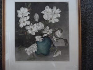 Frans Everbag - Magnolia’s in groene gemberpot. kopen? Bied vanaf 145!