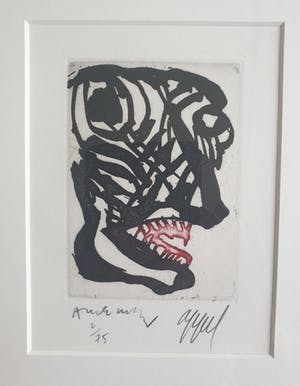 Buy Karel Appel - & Pierre Alechinsky - Ets/ Aquatint - 1978 - Nr. 2/75? Bid from 675!