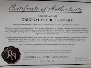Matt Groening - originele productietekening The Simpsons, ingelijst + Certificaat kopen? Bied vanaf 90!