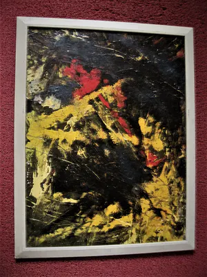 Niet of onleesbaar gesigneerd - GROOT jaren 30 Russisch? expressionistisch Abstract olieverf gesigneerd kopen? Bied vanaf 1!