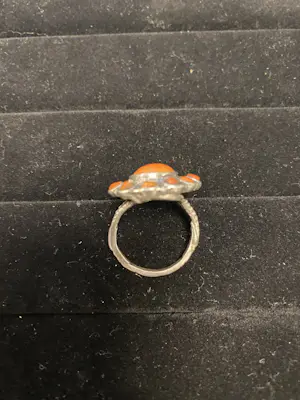 Zilveren Ring met bloedkoraal kopen? Bied vanaf 30!